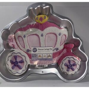 NEW Wilton Princess Carriage Cake Pan Tin Girls Party Themed 2105-1027 Retired